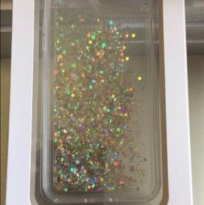 6 6s Glitter Bomb iPhone Clear Silver New Case